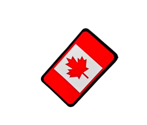 Kanada militär PVC-lapp för taktisk ryggsäck, crossträningslappar för militära ryggsäckar, gymtillbehör designade för ryggsäckar och väst (Kanada)