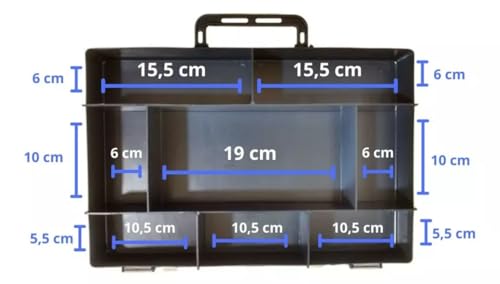 Kit Parafusos Marcenaria 3,5mm Todas Medidas 100 Cada Maleta