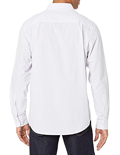Image of Amazon Essentials Men's Regular-Fit Long-Sleeve Casual Poplin Shirt, Button Front, Business Casual, Collared