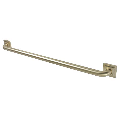 🛒 Crazy Deals Kingston Brass DR614327 Claremont 32" Decorative Grab Bar, Brushed Brass