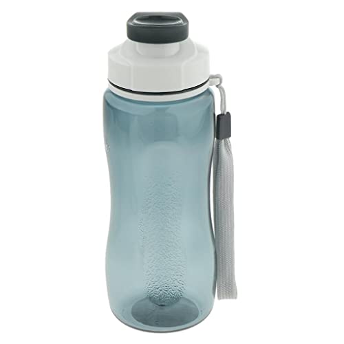 Luzhengyang BPA-Free Leak-Proof Sports Water Bottle - for Running, Cycling, Hiking - 560ml/720ml Capacity - Refreshing Color Design - & Drop- - Grey-Blue, 560ml