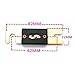 MYRRHE 2 Pieces/lot 32V Large Fork Plug Fuse high Current Fuse 50A 60A 80A 100A 120A 150A 200A 250A 300A 400A (Size : 100A)