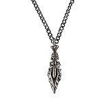 Forziani - DIRK Dagger Pendant Necklace for Men - Premium Quality Stainless Steel Pendant Chain Neck