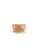 Ayfee Leder-Schulterriemen mit Metalldetails in Gold