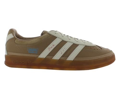 adidas Bad Bunny x LM Gazelle Indoor Mens Shoes Size 6, Color: Cardboard/White/Brown-Brown