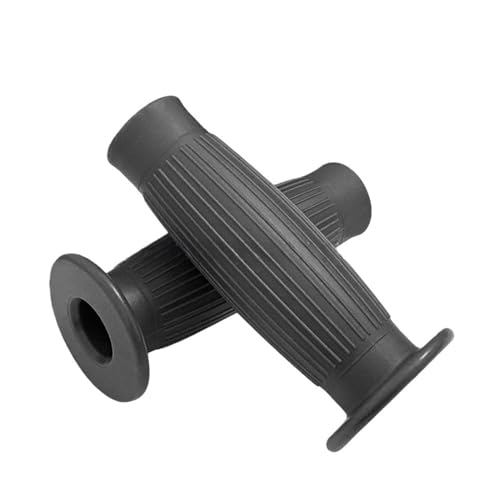Guidon moto vintage en caoutchouc noir pour barres de 22mm 25mm et 28mm
