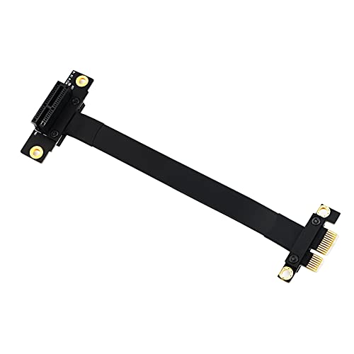 Oewnvmd PCIE PCI Riser PCI-E Express Tarjeta Vertical PCIE X1 Cable de ExtensióN para Placa Base Cable Adaptador Convertidor Extensor 20Cm