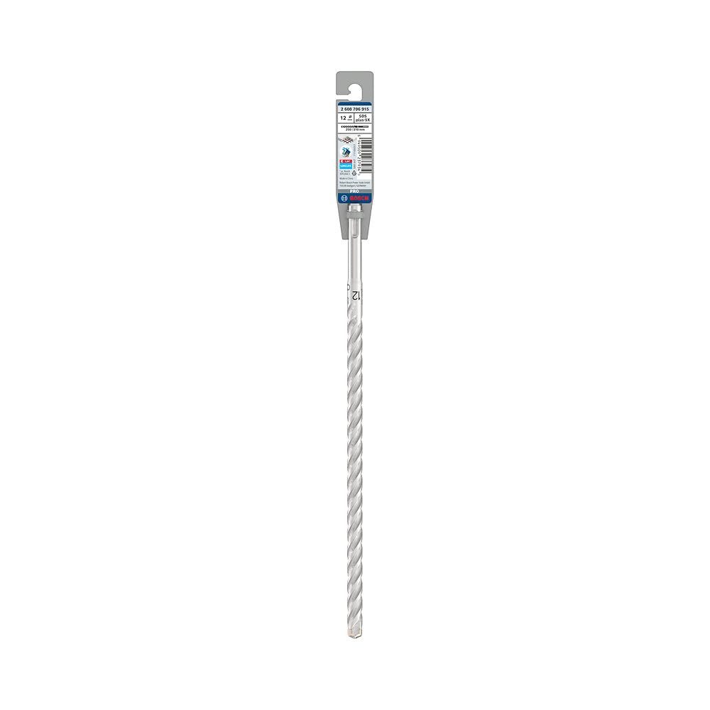 Bosch 1x PRO SDS plus-5X Kırıcı Delici Delme Ucu (Donatılı Beton, Beton, Ø 12,00 mm, Professional Aksesuar Kırıcı Delici)