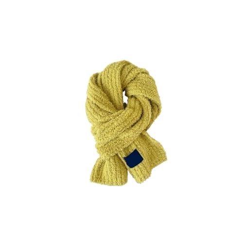 FTOQWZXV Bufanda para mujer, color liso, para otoño e invierno, gruesa, cálida, de doble cara