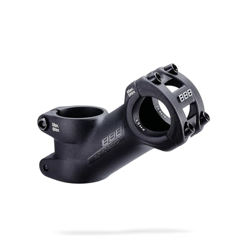 BBB Cycling Handlebar Stem HighRise | Ø 31,8 mm 35 Degree 110mm | MTB Mountainbike E-bike Urban Cycling | Aluminium Steel | BHS-25,Black
