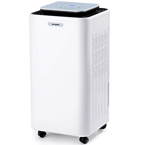 Eurgeen 30 Pints Dehumidifiers for Home Basements, Bathrooms, Bedrooms, Study, Kitchen, Storerooms, Garage