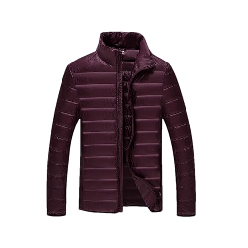 Chaqueta de plumón de Pato Chaqueta de plumón Ultraligera de Plumas para Hombre Park Outwear Abrigo