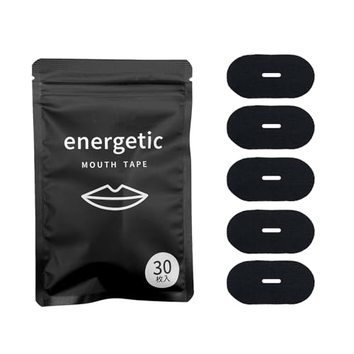安心の日本企業 energetic esse マウステープ 30枚 口閉じテープ 鼻呼吸 いびき いびき防止 いびき対策 グッズ 口呼吸防止テープ 鼻呼吸テープ 喉の渇き 口臭 乾燥防止 睡眠 眠りが浅い ブラック mth-1