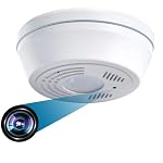 NUNET WiFi Nanny Camera Dummy Smoke Detector - Indoor Security Monitor, Wireless Motion Detection, Night Vision, 180-Day Battery, 32GB Card Included - Ceiling Mount Home Surveillance System