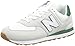 New Balance 574, Scarpe da Ginnastica Uomo, Bianco, 40.5 EU