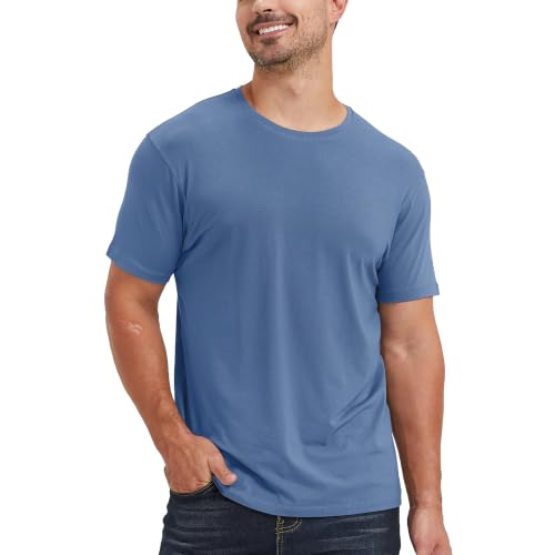 Image of netdraw Men's Ultra Soft Bamboo Viscose Cotton T-Shirt S-3XL