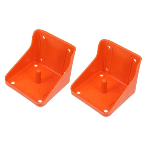 Support bloc de sel moutons en plein air Mipcase, lot de 2 bacs robustes pour prairie