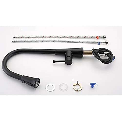 Grifos de cocina plegables de brazo oscilante con doble articulación de latón 5