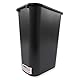 Rubbermaid Commercial Products Abfalleimer aus Kunststoff, 39 l | Für Büro & Zuhause, passt unter Schreibtisch, Spüle oder Schrank | Schwarz | FG295700BLA