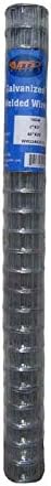 Galvanized Welded Wire Mesh Garden Economy Fence 48 Inch x 25 Foot-3 Inch x 2 Inch 16GA