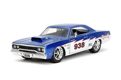 Jada Big Time Muscle 1:24 1970 Plymouth Roadrunner Die-Cast Car miniatura 1