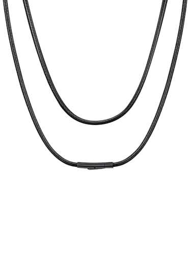 Collier cordon cuir contre la casse de vos chaines et la perte de pendentif