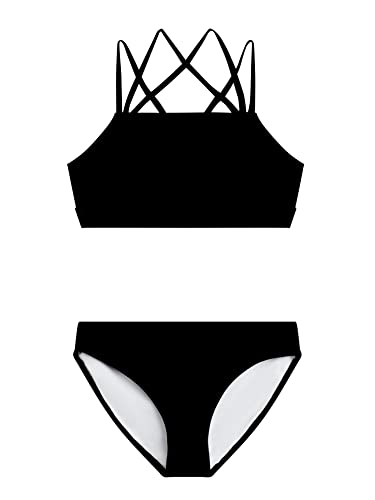 Kanu Surf Girls' Aria Beach Sport UPF 50+ Mini Tankini Two Piece Swimsuit - Main Image