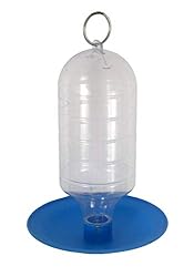 Supa Bebedero de agua colgante para pájaros silves...: El bebedor de agua Supa Wild Bird garantiza que los pájaros de tu jardín reciban agua fresca El bebedor es fácil de llenar y funciona por gravedad por lo que el depósito de agua mantiene el plato lleno La bandeja base proporciona un lugar cómodo para...