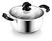 wok Pot de lait en acier inoxydable ménage petite soupe pot ragoût pot épaissi cuit à induction de gaz (Size : 20cm)