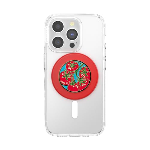 Image of PopSockets Phone Grip for MagSafe, Magnetic Holder, Phone Stand - Tomato Rosso