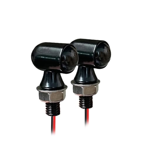 Feu clignotant de moto à LED 12V M8 pour signalisation Cafe Racer Bobber