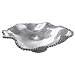 Mariposa 867 Pearled Large Wavy Serving Bowl, One Size, Silver
