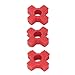 10PCS Honey Extractor Bushing Connectors Premium Polyurethane Buffering Pad Connector for Electric Honey Extractor Accessories Red Color 2.9x2.9x1cm 10 Pieces Set