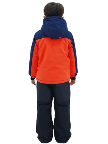 COZY Boys Snowsuit Hooded Water-repellent Ski Suit Windproof Winter Suit3