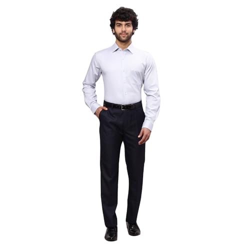 Image of Raymond Men's Cotton Dobby Slim Fit Shirt