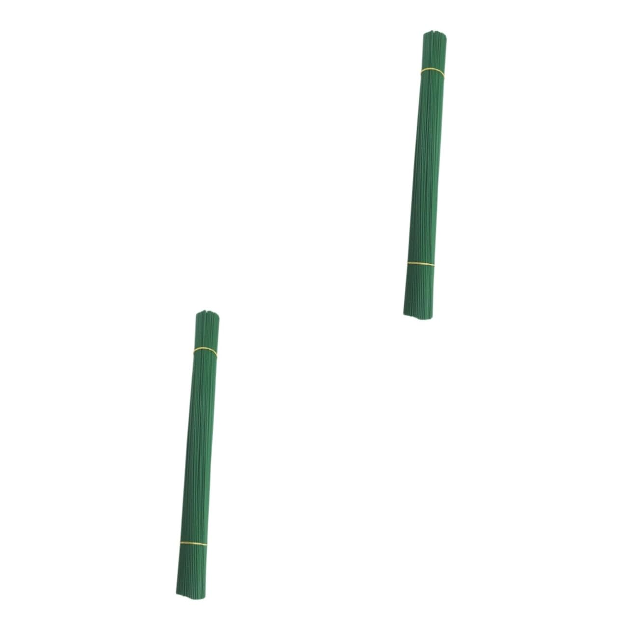 KONTONTY 2sets 19cm Handmade Floral Stem Wire Realistic Artificial Plant Stems for Crafts Floral Wire Vine 50pcs*2