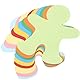 VILLCASE 72 Stück Menschen-Ausschnitte Aus Papier Bunte Papiere In Kinderform Und Ausschnitte Aus Papier Für Kleine Personen Niedliche Papierpuppen Für Kunstunterrichtsprojekte