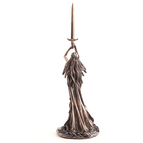 Estatua Lady of The Lake con espada Excalibur 33.7 cm miniatura 5