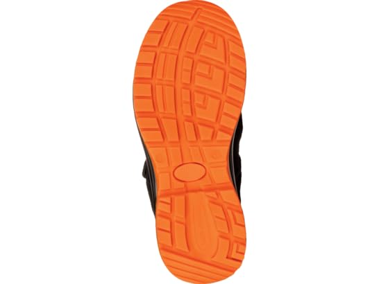 WÜRTH MODYF Cruise S1PS ESD Sicherheitssandale - metallfreie Arbeitsssandalen mit Klettverschluss, Unisex - ESD Sicherheitsschuhe für Elektronik & Labor in den Größen 35-48 in Schwarz/Orange