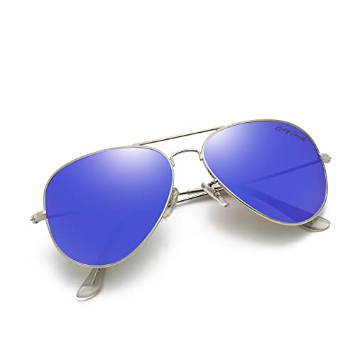 Image of grey jack Polarized Aviator Sunglasses lightweight Stylish Glasses for Men Women UV Protection S110102