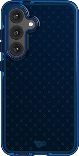 Évitez les fissures sur Samsung S24 grâce à tech21 Evo Check bleu