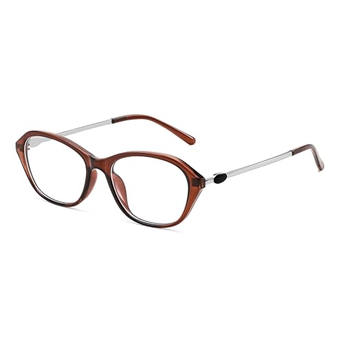Image of FEISEDY Fashion Rectangular Blue Light Glasses for Women Retro Small Frames Vintage Trendy 90s Square Eyeglasses B0255
