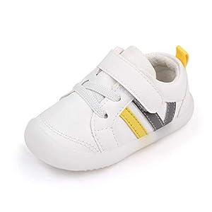 MASOCIO Unisex Baby Jongens Meisjes Eerste Wandelschoenen Peuter Baby Trainers Anti-slip Prewalker Schoenen