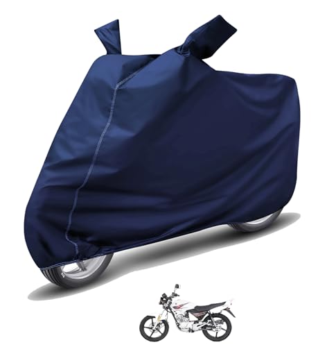Image of Auto Hub Waterproof Bike Cover Compatible with Yamaha Libero G5 Dustproof, UV Protection Two Wheeler Bike Libero G5 Cover - Blue