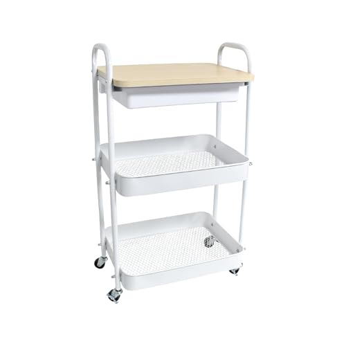 �L�b�`�����S�� 3�i ���[���b�N �L���X�^�[�t�� ��e�ʃ��S�� �Y�f�|�� ���b�V���o�X�P�b�g �����o���t�� �ړ������[�J�[�g �X���� ���Ԏ��[ �L�b�`���E���r���O�E�o�X���[���p ������� �g���ȒP ���萫 (�z���C�g)