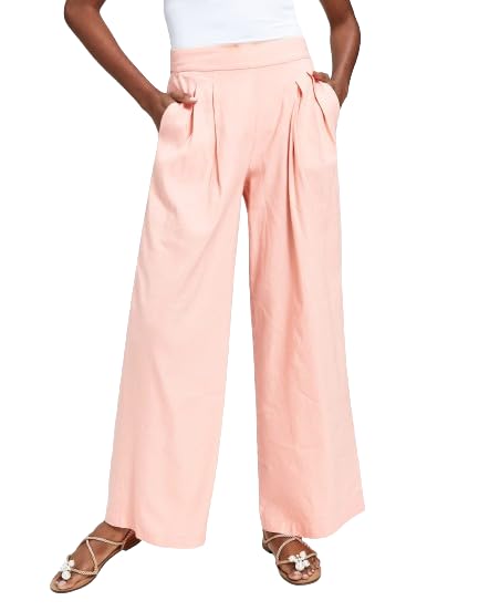 International Concepts Petite High Rise Wide Leg Pants