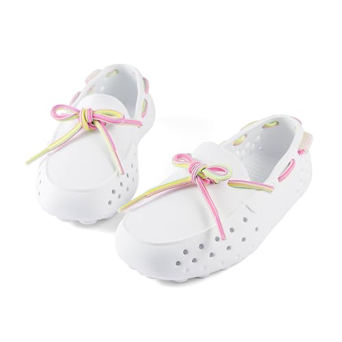 Image of People Footwear Senna Kids - Waterproof Slip-On Rubber Loafers, Lightweight Durable Boat Shoes for Boys & Girls, Non-Slip Water Shoes for Outdoors