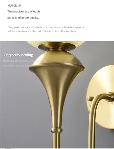 Image of WOKE Attractive Dazzling Metal and Glass Wall Lamp /Night Lamp - Elegant Design, Vibrant Glass Accent, Ideal for Bedrooms, Living Rooms, and Decorative Lighting,