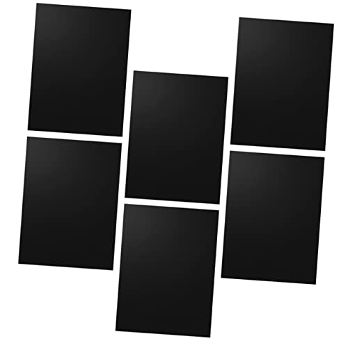 iplusmile 6piezas Alfombrillas Antiadherentes para Parrilla De Barbacoa Resistentes Al Color Negro para Hornear y Proteger La Parrilla Cocción