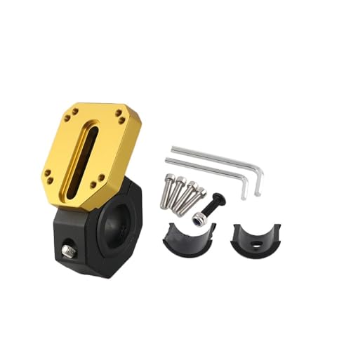 Support GPS Universel pour Moto 12mm/22mm en Aluminium Or